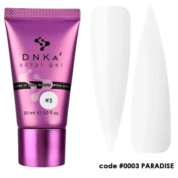 DNKa' Acryl Gel 0003 Paradise 30ml v tube