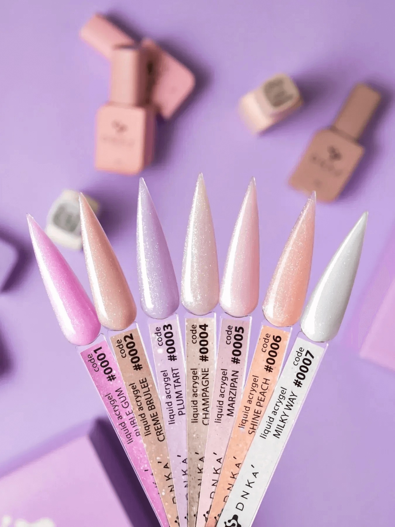 DNKa' Liquid Acrygel 0007 Milky Way 12ml – Obrázok 2