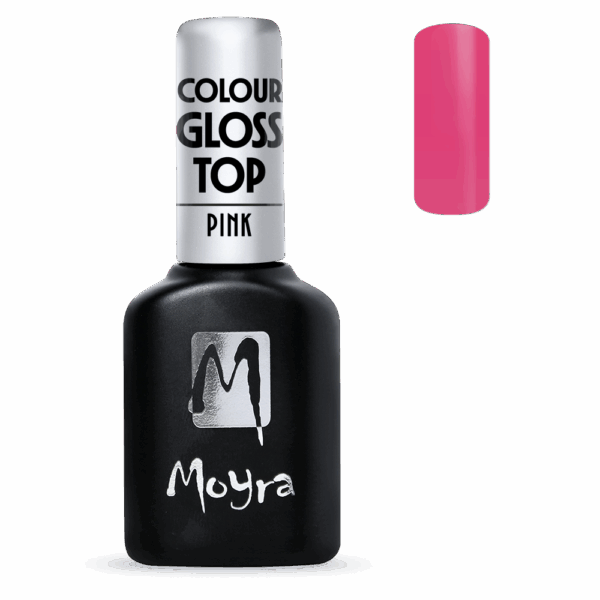 Moyra Colour gloss Top UV Gél-lak č. 02 Pink