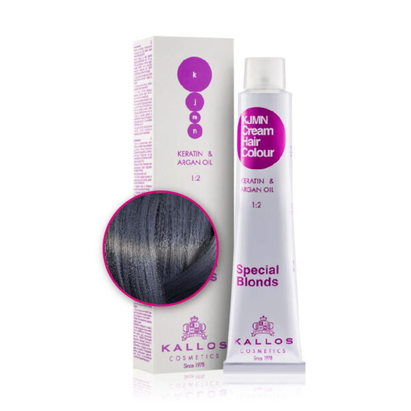 Kallos KJMN krémová farba na vlasy 12.11 špeciálna ultra blond intenzívny popolavý odtieň