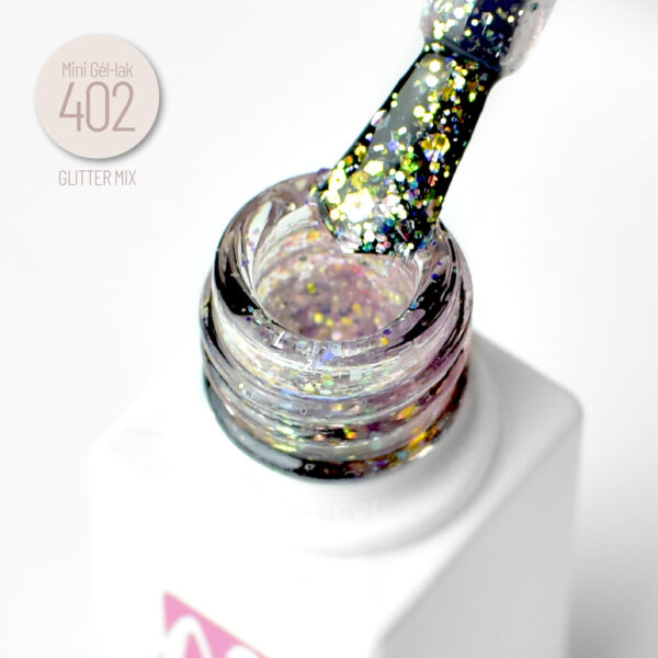 Moyra Mini Gél-lak č. 402 5,5ml Glitter mix