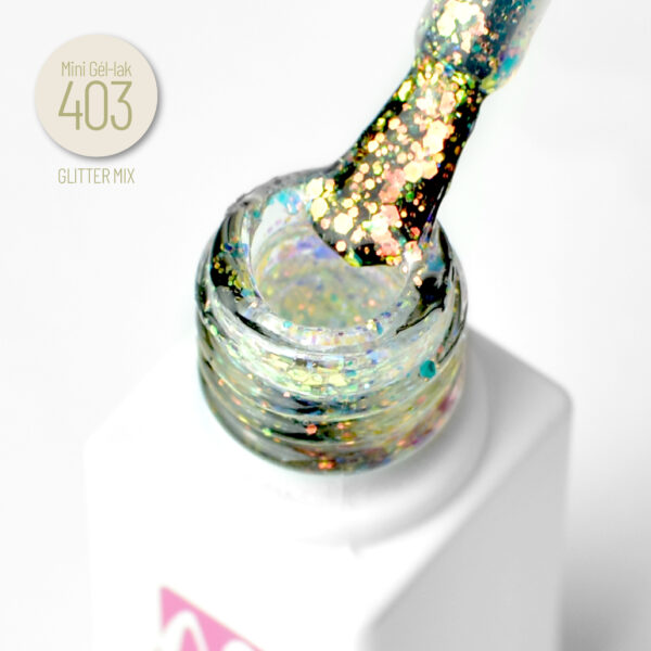 Moyra Mini Gél-lak č. 403 5,5ml Glitter mix