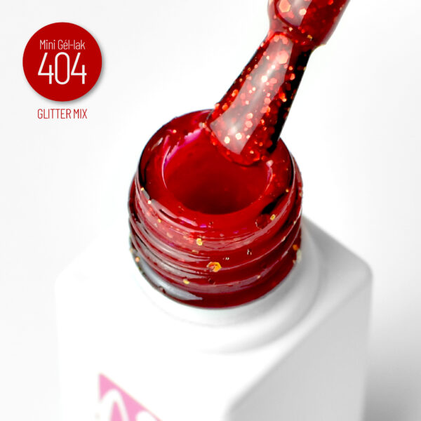 Moyra Mini Gél-lak č. 404 5,5ml Glitter mix