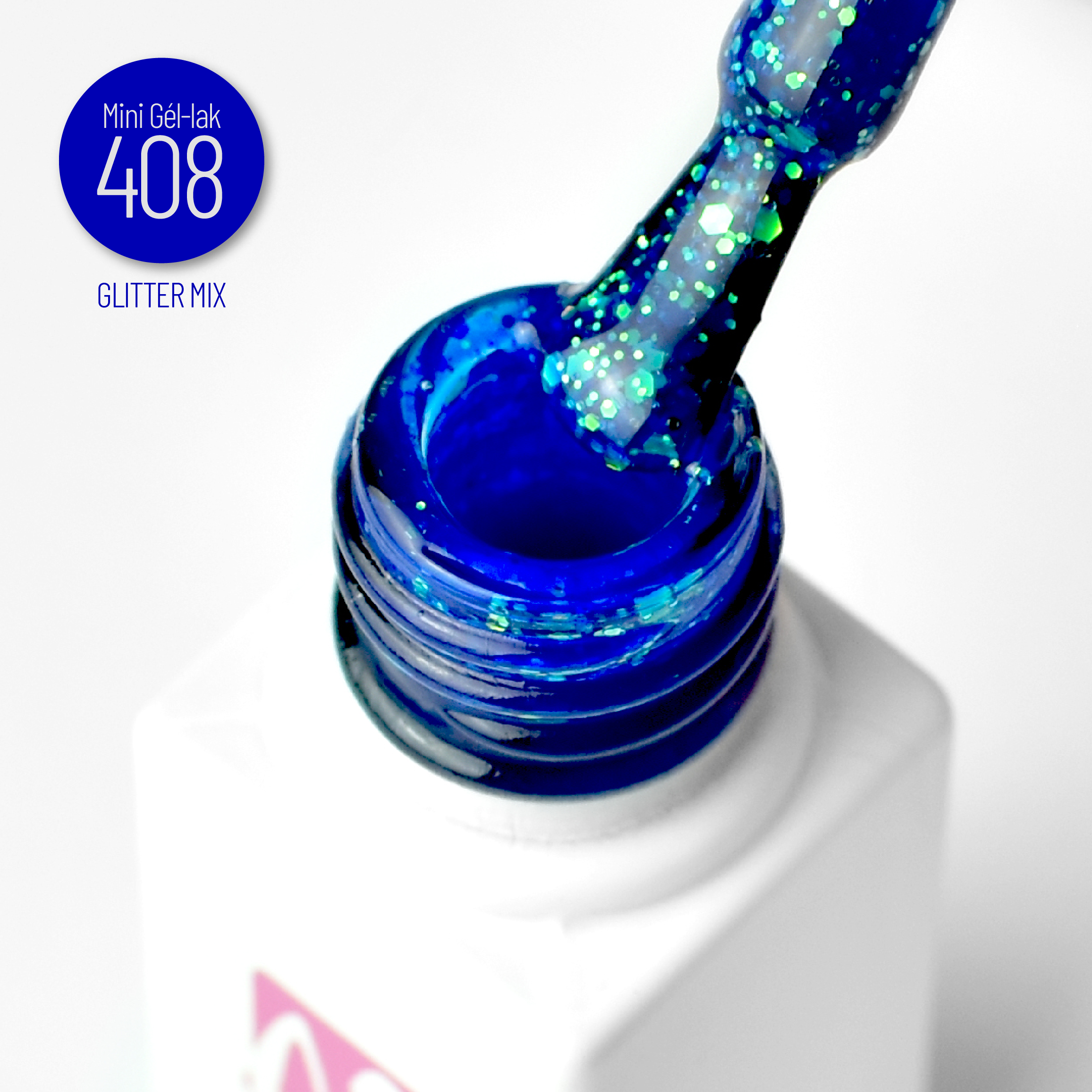 Moyra Mini Gél-lak č. 408 5,5ml Glitter mix