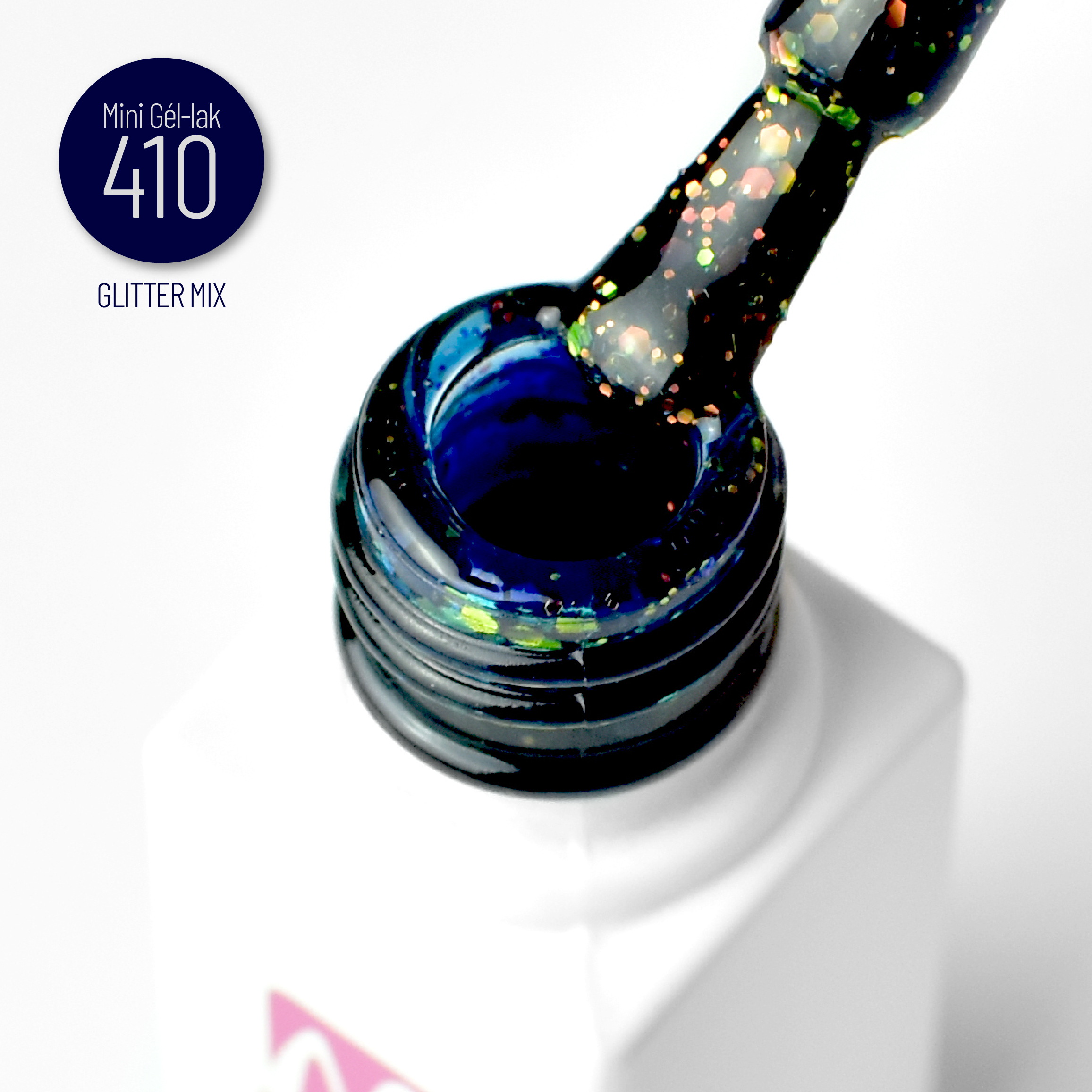 Moyra Mini Gél-lak č. 410 5,5ml Glitter mix