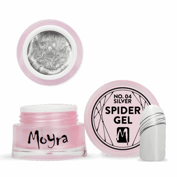 Moyra Spider gél č. 04 Silver 5g