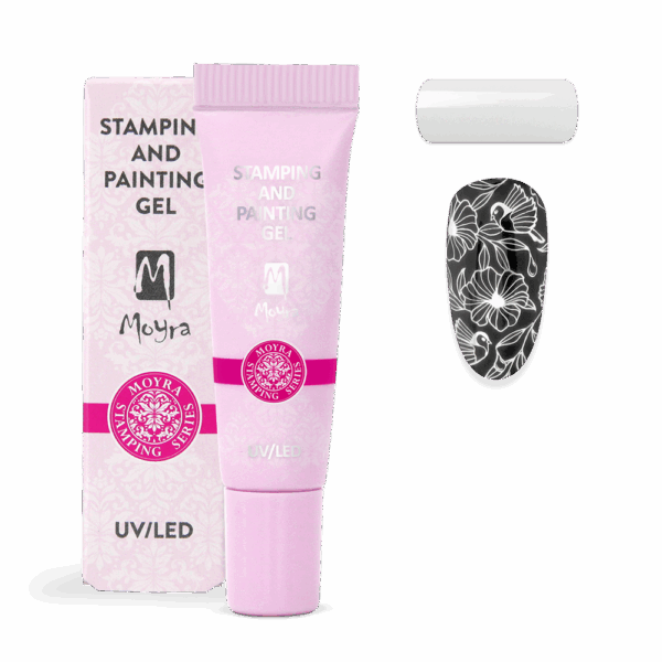 Moyra Stamping and painting gél 7g - 01 White - Image 2