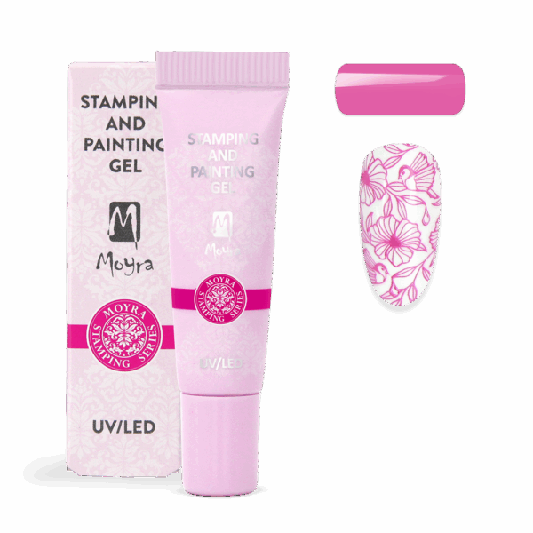 Moyra Stamping and painting gél 7g - 03 Pink - Image 2