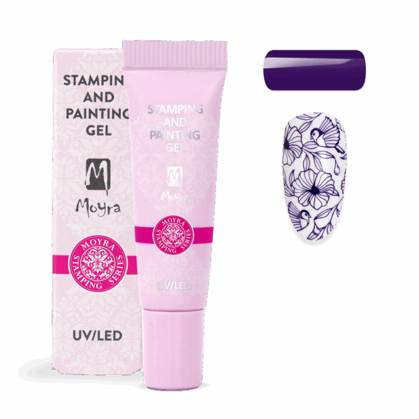 Moyra Stamping and painting gél 7g - 05 Purple - Image 2
