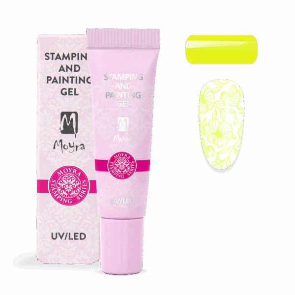 Moyra Stamping and painting gél 7g - 10 Vivid yellow - Image 2