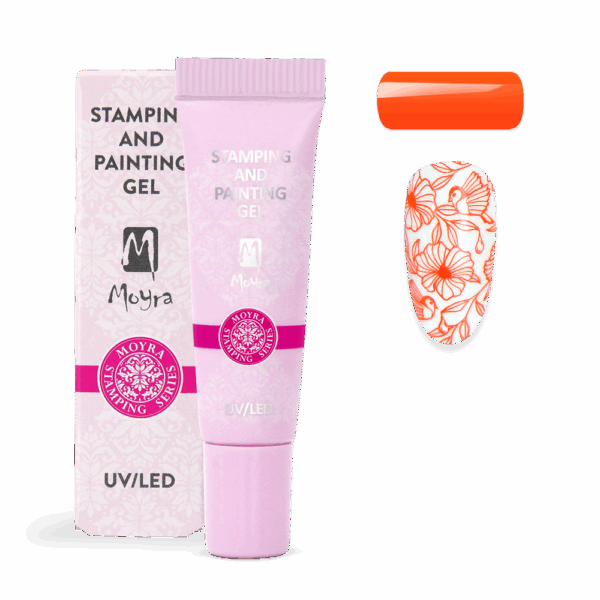 Moyra Stamping and painting gél 7g - 11 Vivid orange - Image 2