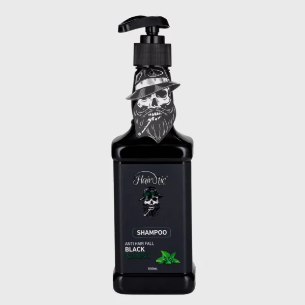 Hairotic Black & Mint Šampón proti vypadávaniu vlasov 500 ml