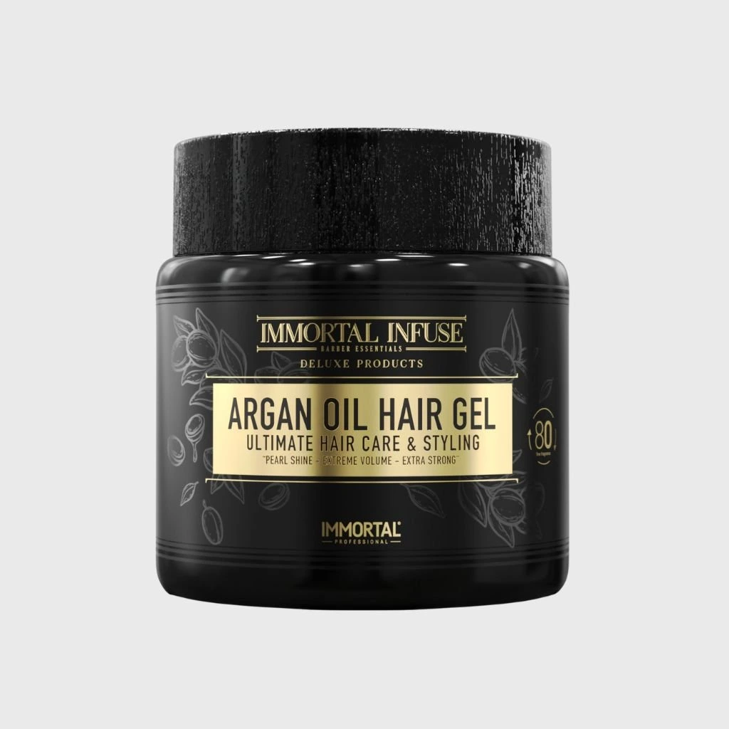 Immortal Infuse Argan Oil Hair Gel extra silný gél na vlasy s arganovým olejom 500 ml