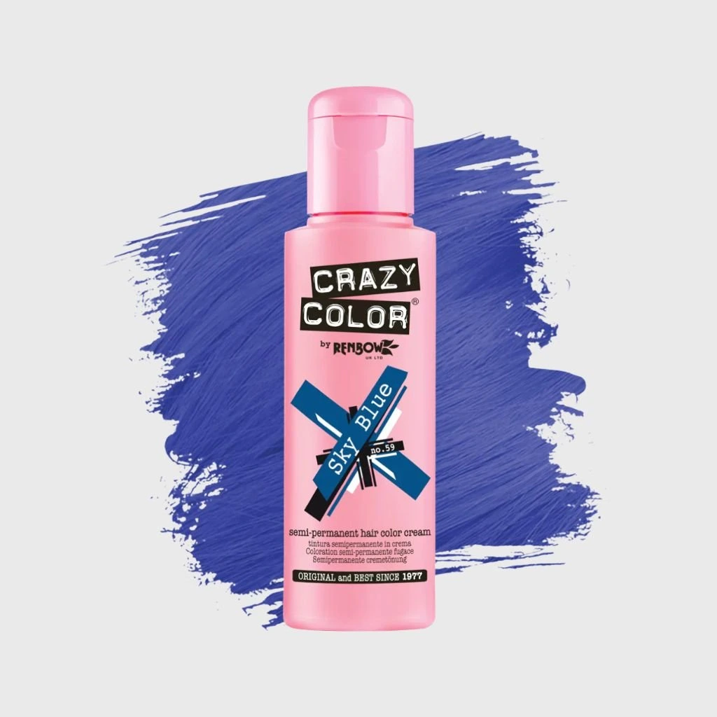 Crazy Color Sky Blue No.59 farba na vlasy 100 ml