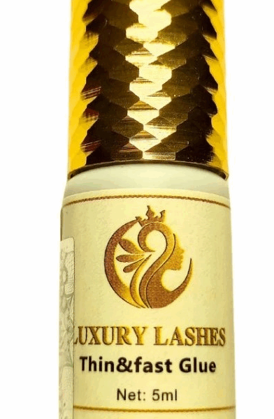 Luxury Lashes Lepidlo Thin&Fast, Čierné, 5 ml