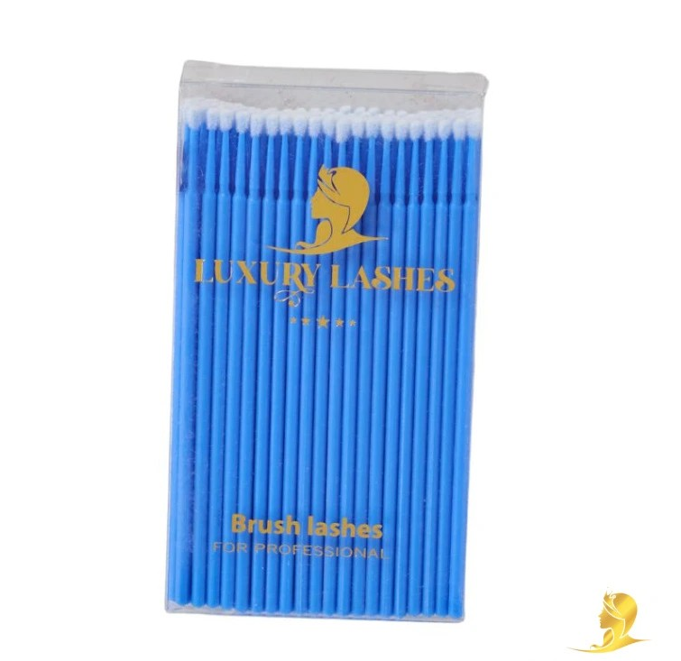 Luxury Lashes Mini tyčinky na čistenie očných rias 100ks