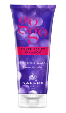 Kallos 0827 GOGO strieborne farbiaci šampón Silver Reflex 200ml