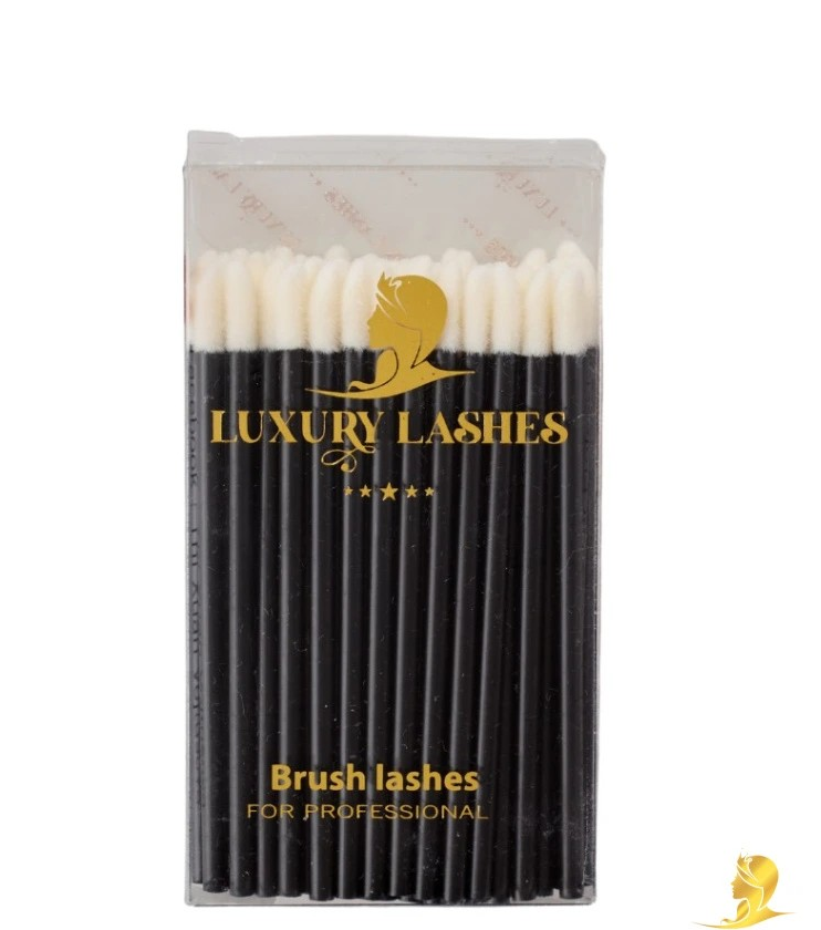 Luxury Lashes Penové čistiace tyčinky pre riasy 50ks