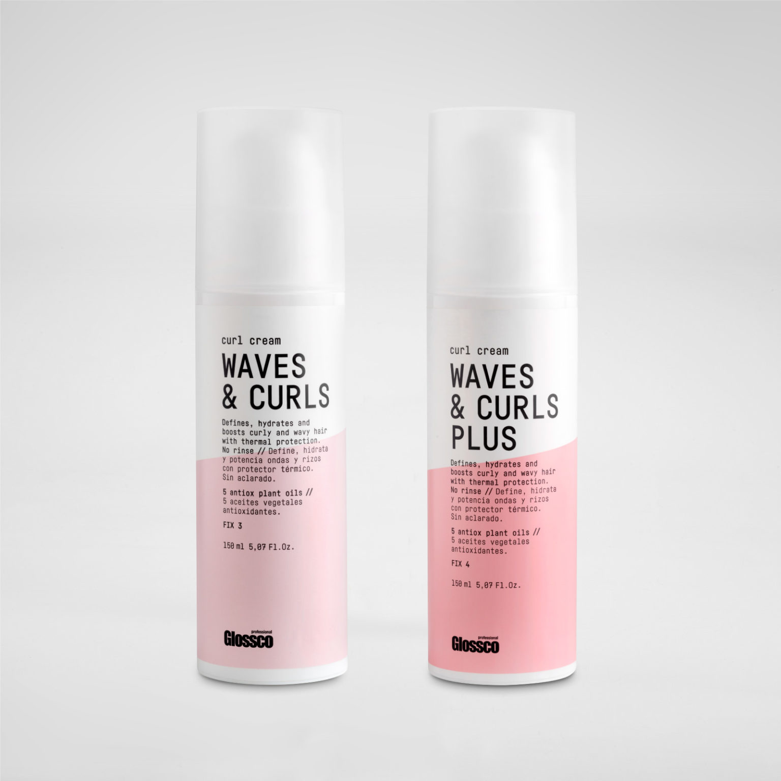 Glossco Waves&Curls Plus krém 4 - 150 ml – Obrázok 2