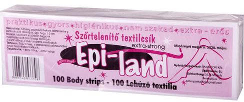 Depilačný papier Epi-land extra silný 100ks