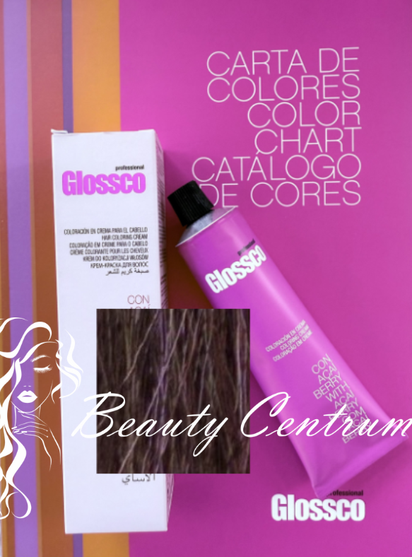 Glossco farba 5.21 Light Iridescent Ash Chestnut/Svetlá perleťovopopolavá gaštanová- 100 ml