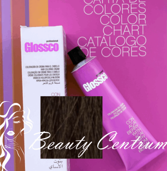 Glossco farba 6.12 Dark Ash Iridescent Blond/Tmavá perleťovopopolavá blond - 100 ml