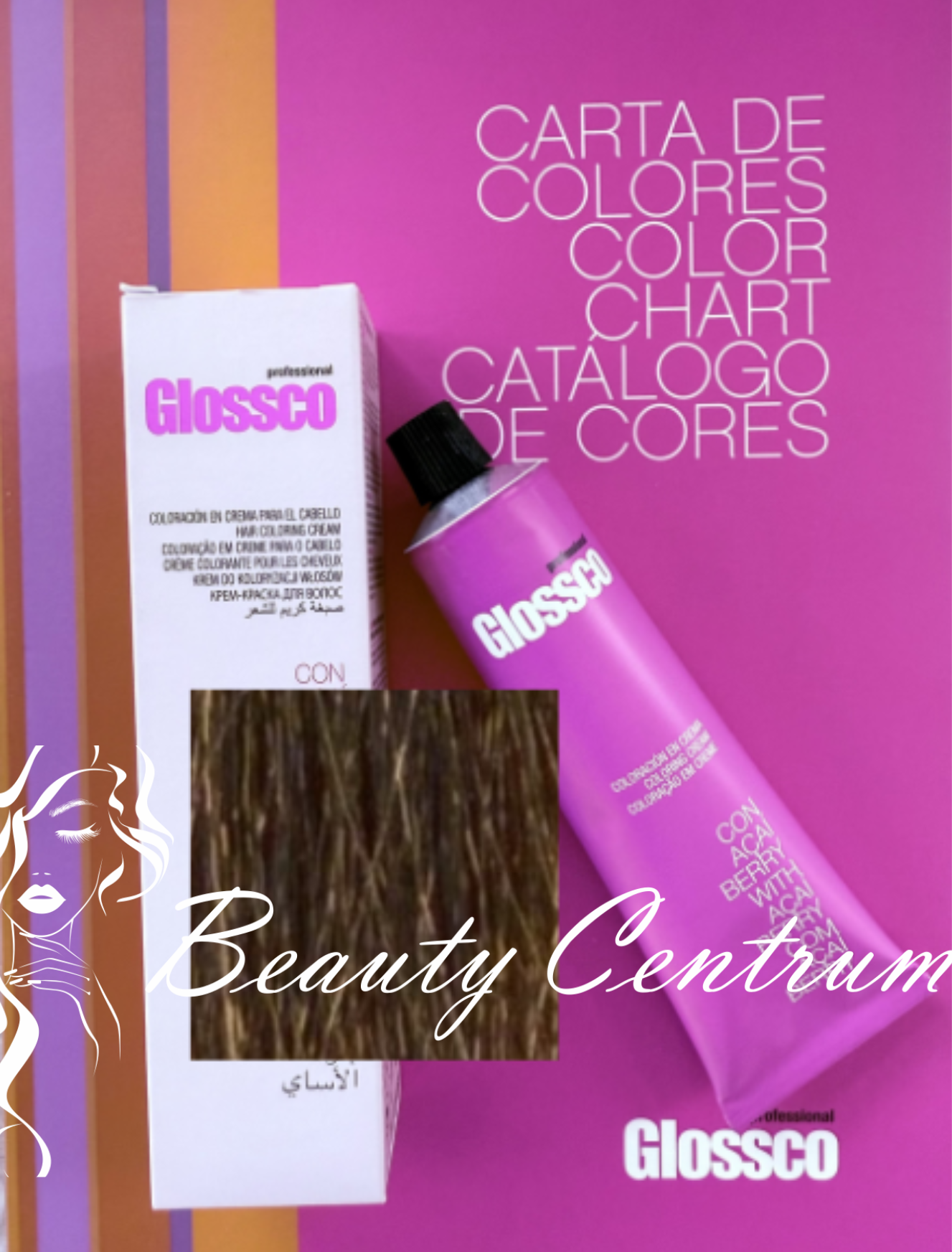 Glossco farba 7.00 Intense Mid Blond/Intenzívne stredná blond - 100 ml