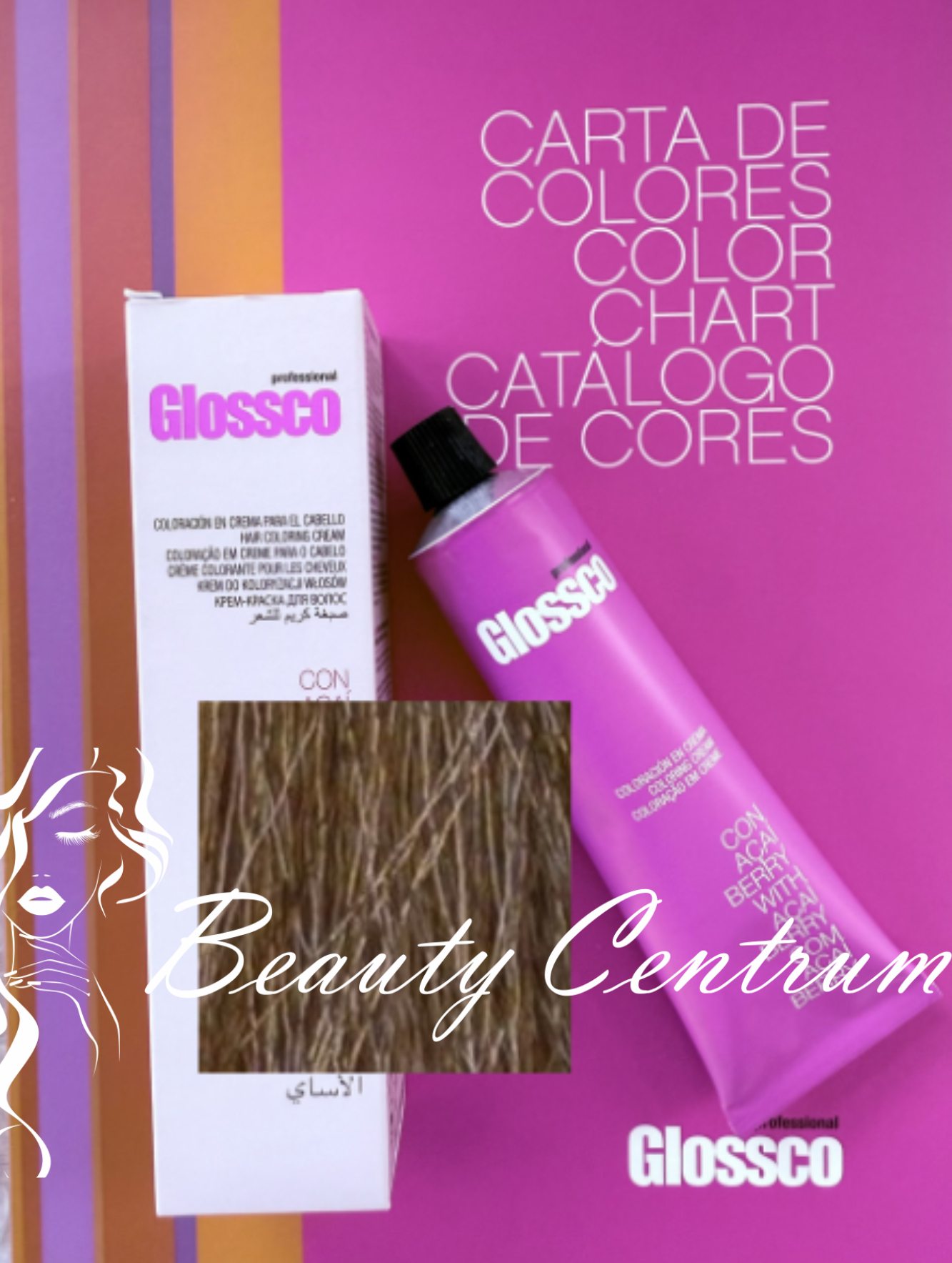 Glossco farba 7.1 Mid Ash Blond/Popolavá stredná blond - 100 ml