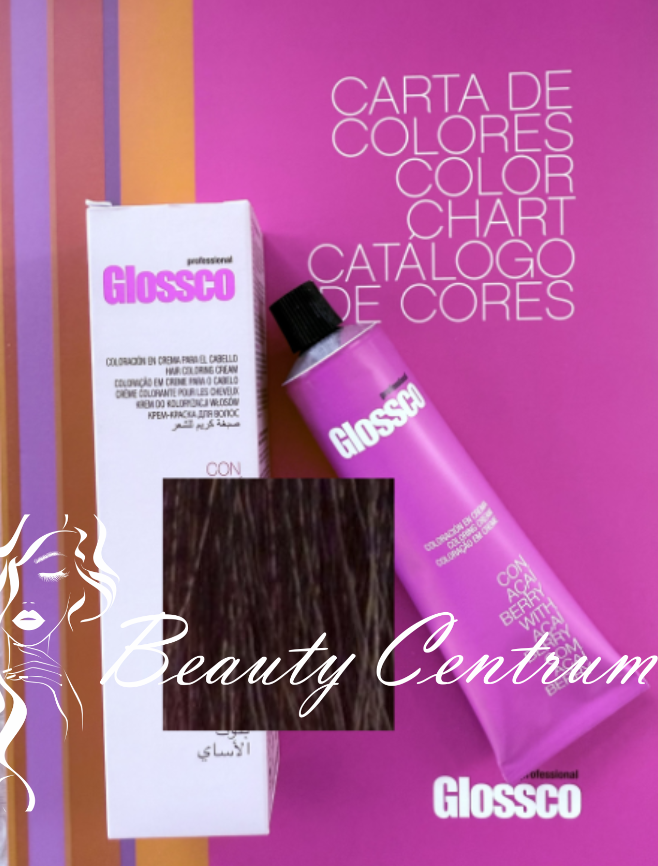 Glossco farba 7.21 Mid Iridescent Ash Blond/Stredne perleťovopopolavá blond - 100 ml