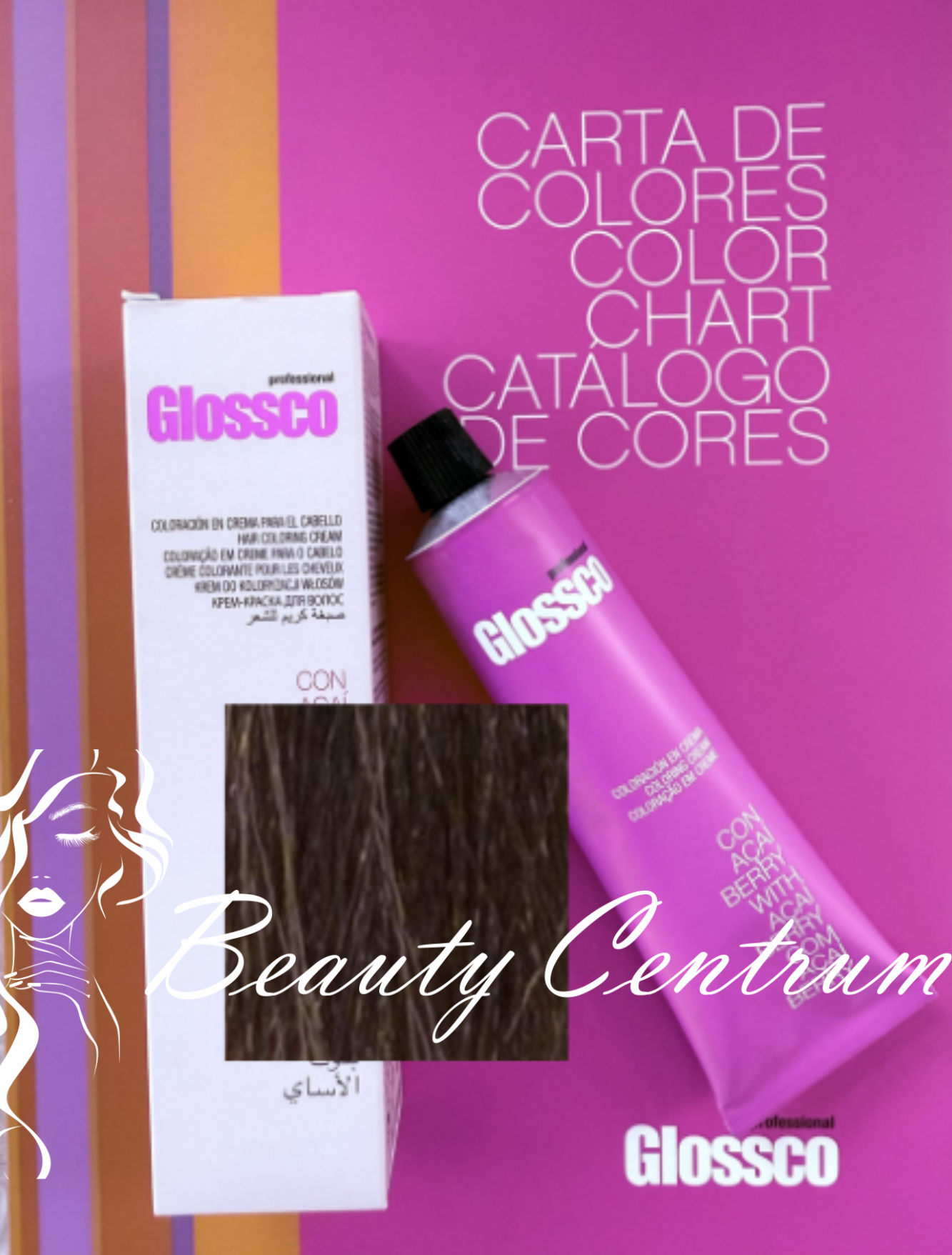 Glossco farba 8.12 Light Ash Iridescent Blond/Svetlá perleťovopopolavá blond - 100 ml