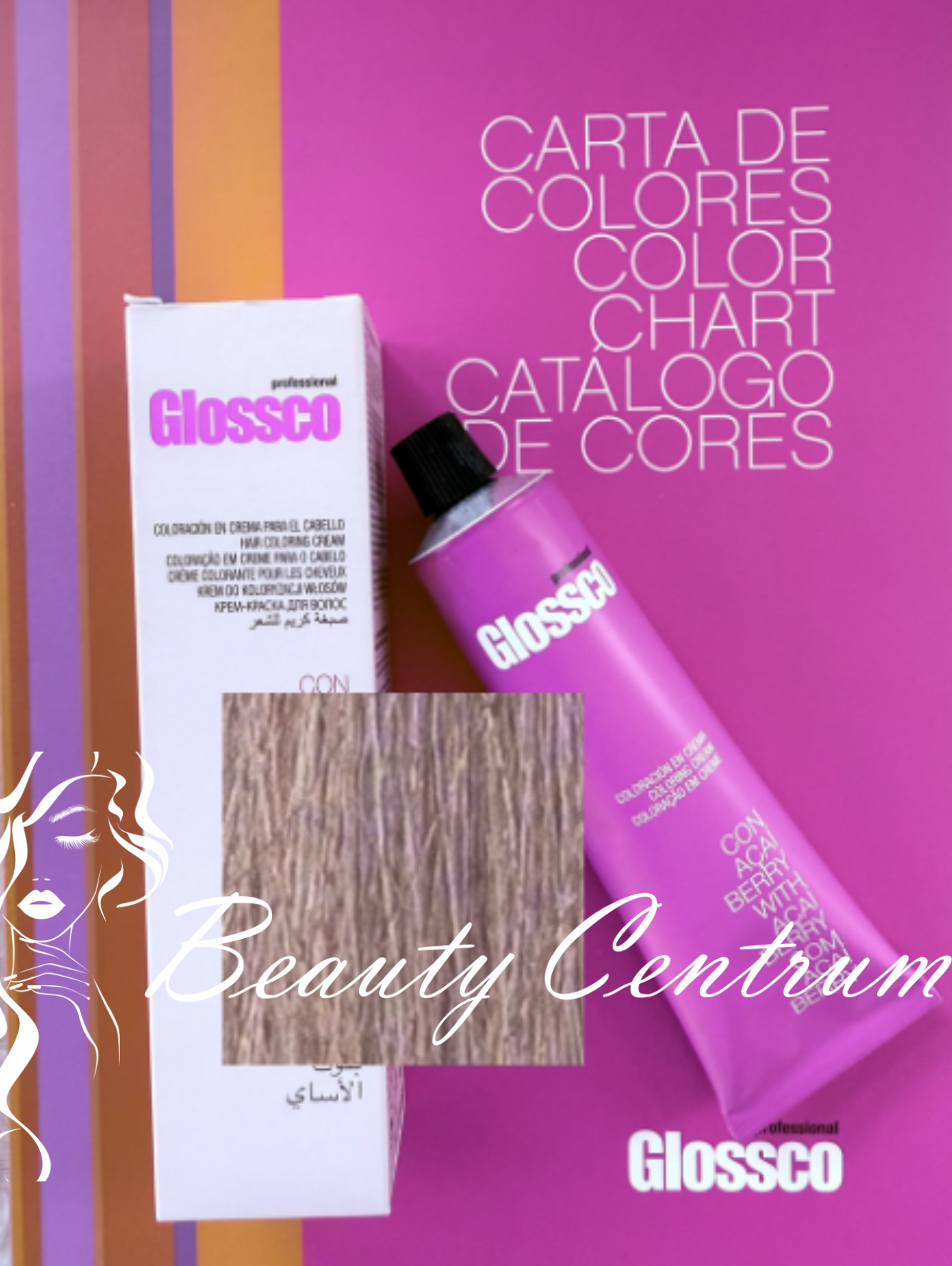 Glossco farba 9.12 Very Light Ash Iridescent Blond/Veľmi Svetlá perleťovopopolavá blond - 100 ml