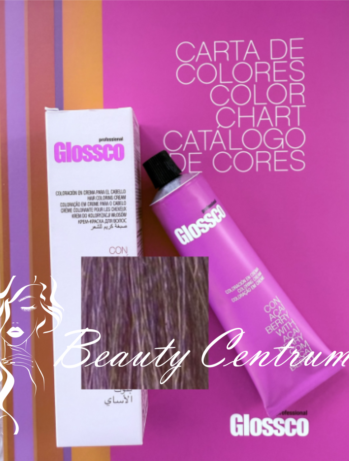 Glossco farba 9.21 Very Light Iridescent Ash Blond/Veľmi svetlá perleťovopopolavá blond - 100 ml