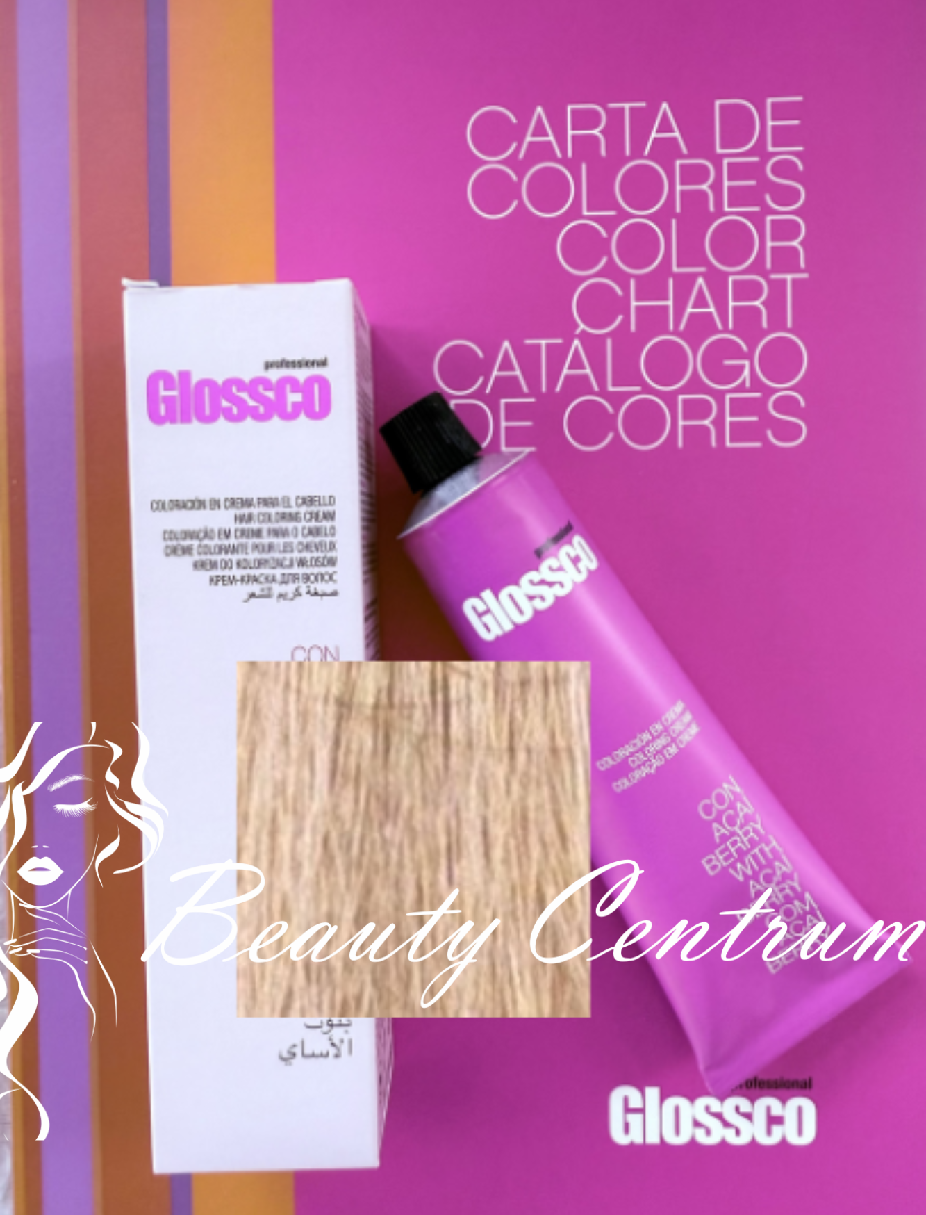 Glossco farba 12.01 Natural Platinum Ash/Platinová popolavo prírodná blond - 100 ml