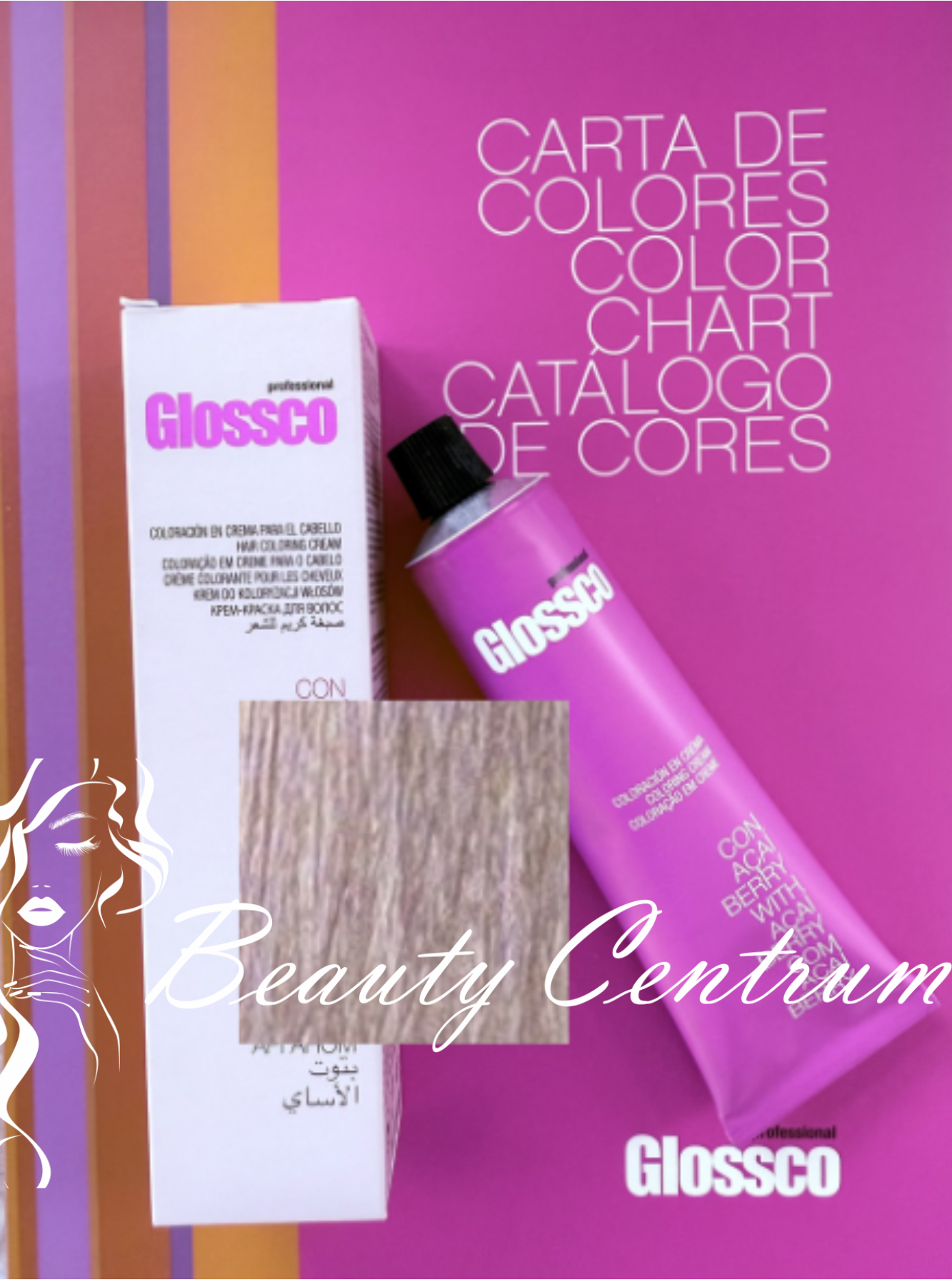 Glossco farba 12.11 Intense Platinum Ash/Intenzívna Popolavo Platinová blond - 100 ml