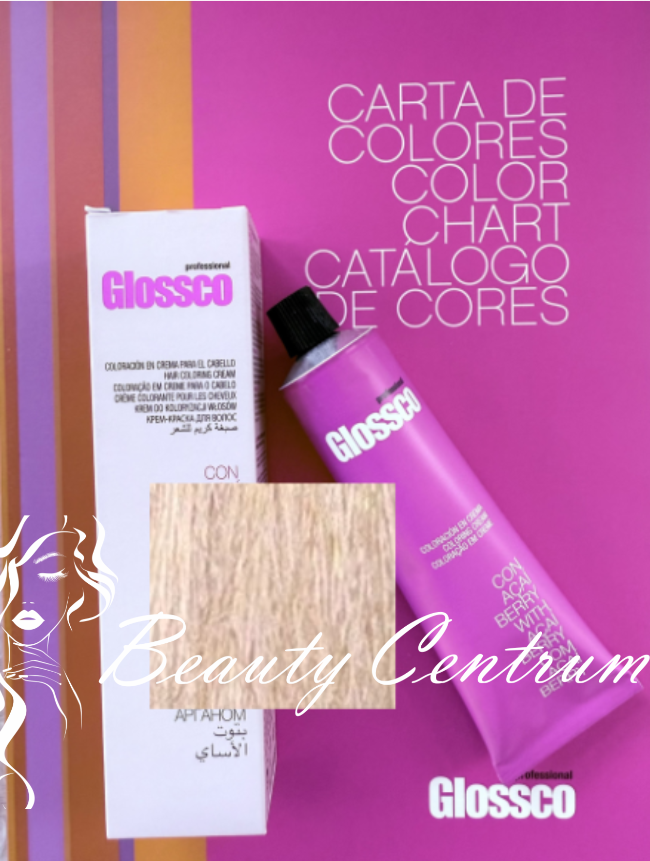 Glossco farba 12.30 Platinum Camel/Platinová zlatá blond - 100 ml