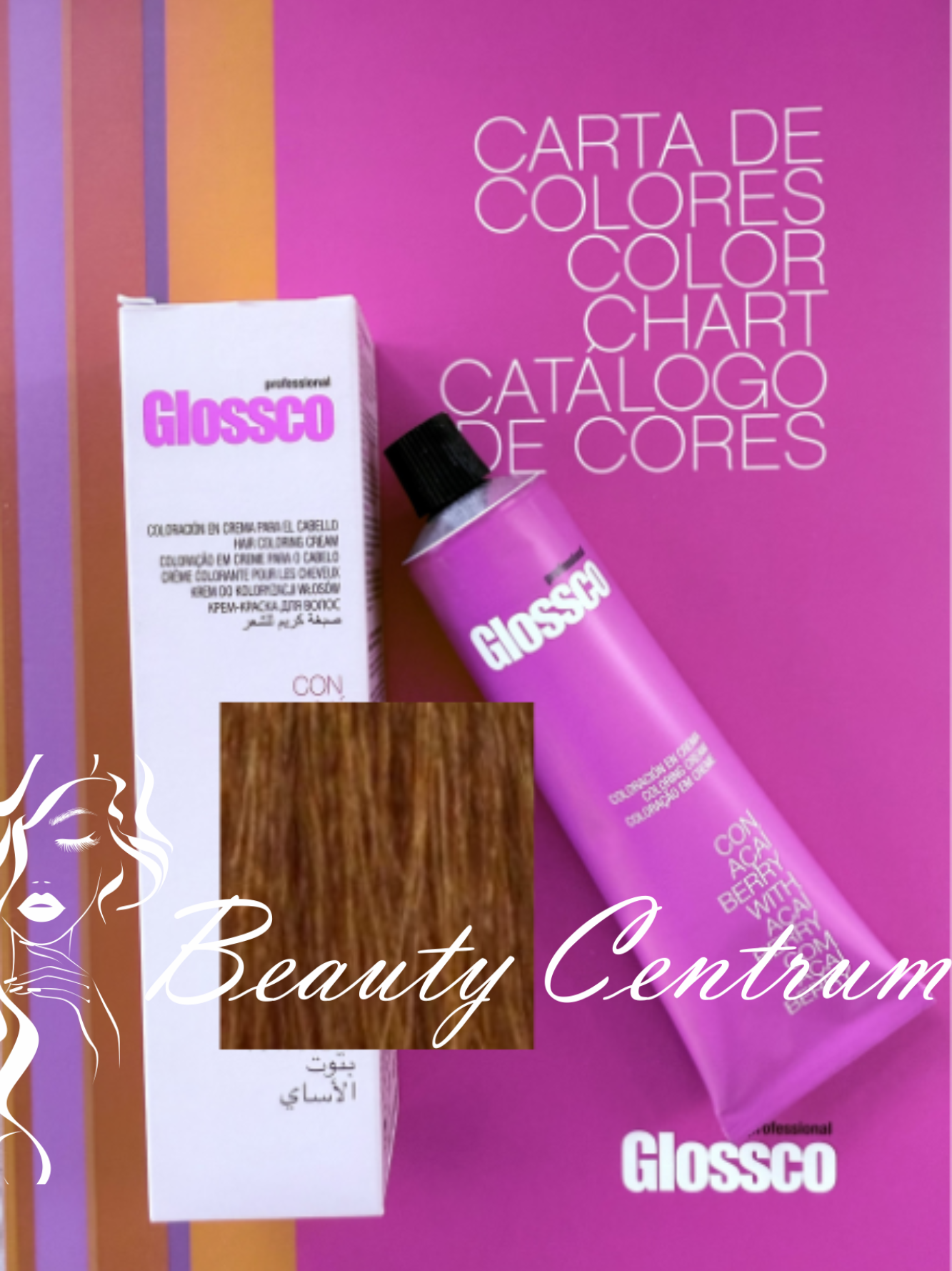 Glossco farba 7.43 Golden Copper/Zlatá medená - 100 ml
