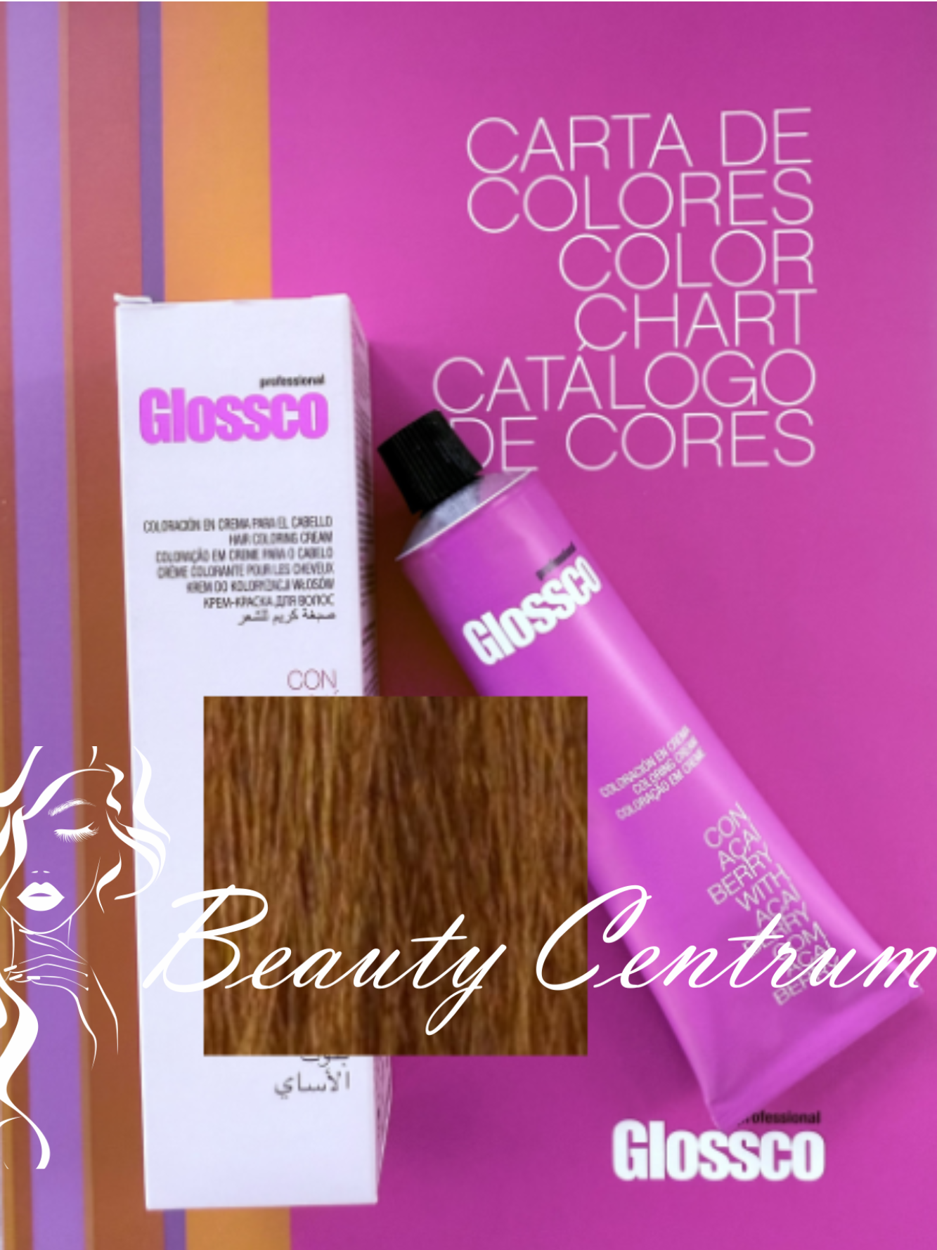 Glossco farba 8.34 Light Copper Golden Blond/Svetlá blond medená - 100 ml