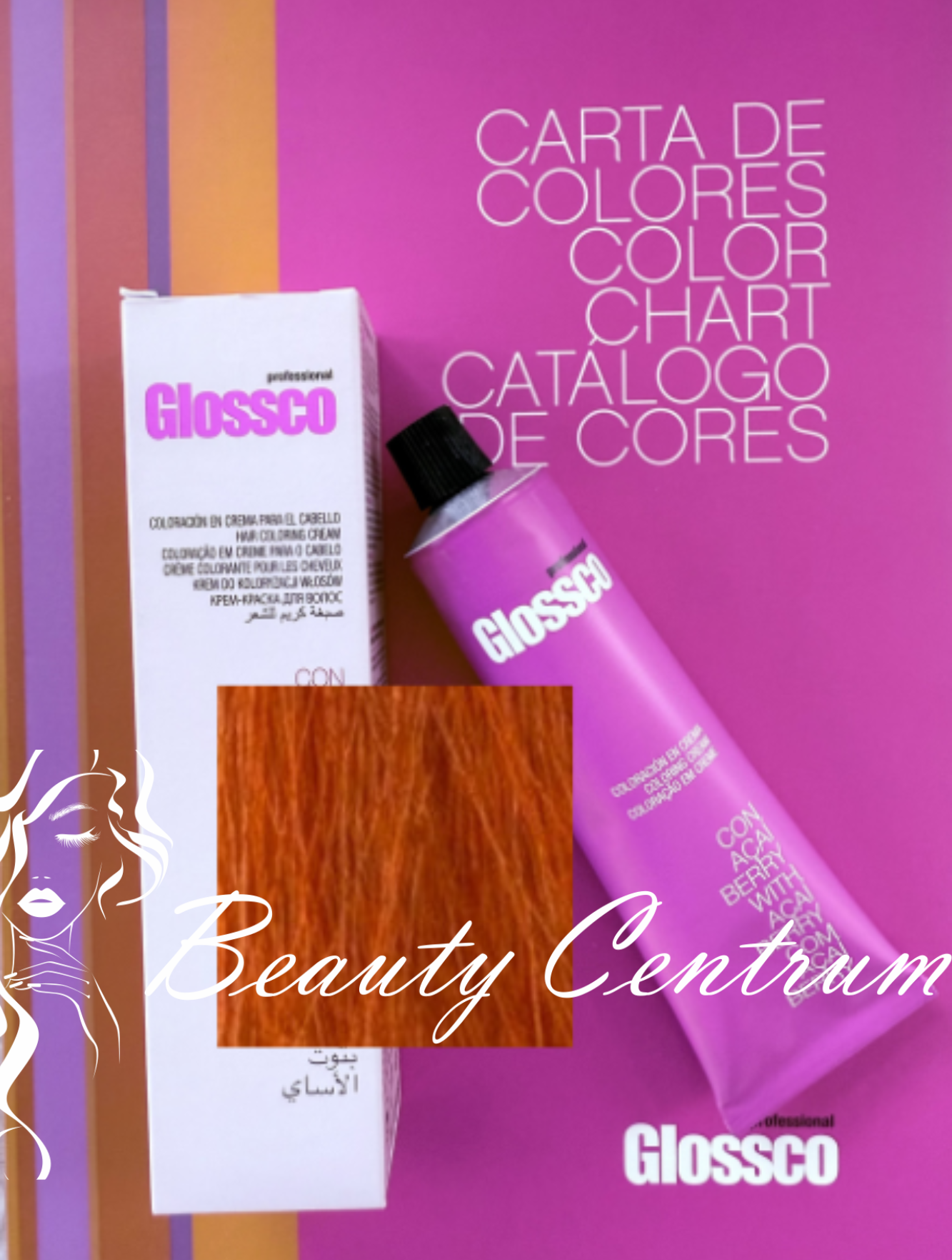 Glossco farba 8.4 Light Copper/Svetlá medená- 100 ml