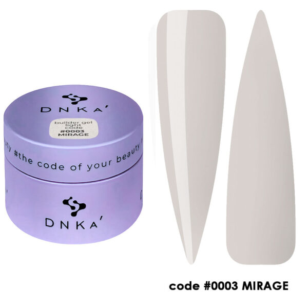 DNKa' Builder Gel Light č. 0003 Mirage 30ml